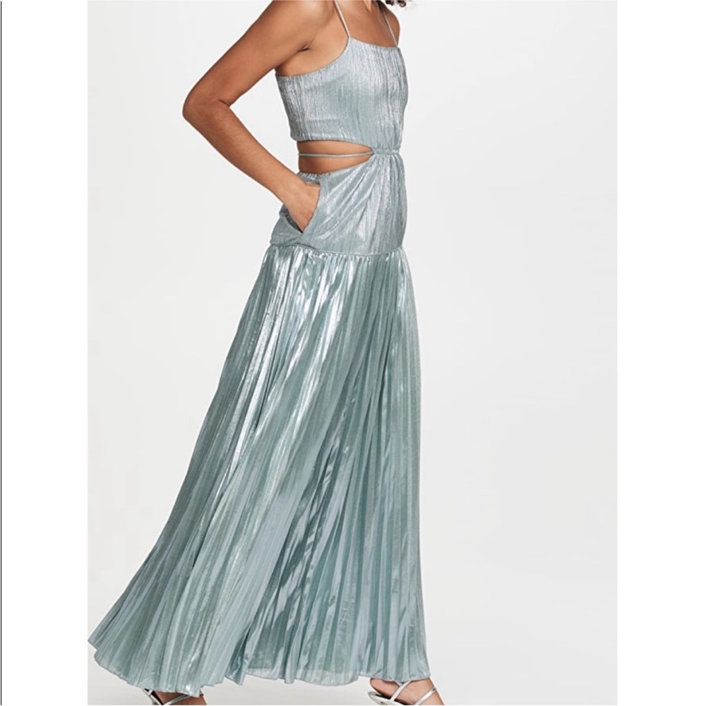 Simkhai Blue Silver Gown